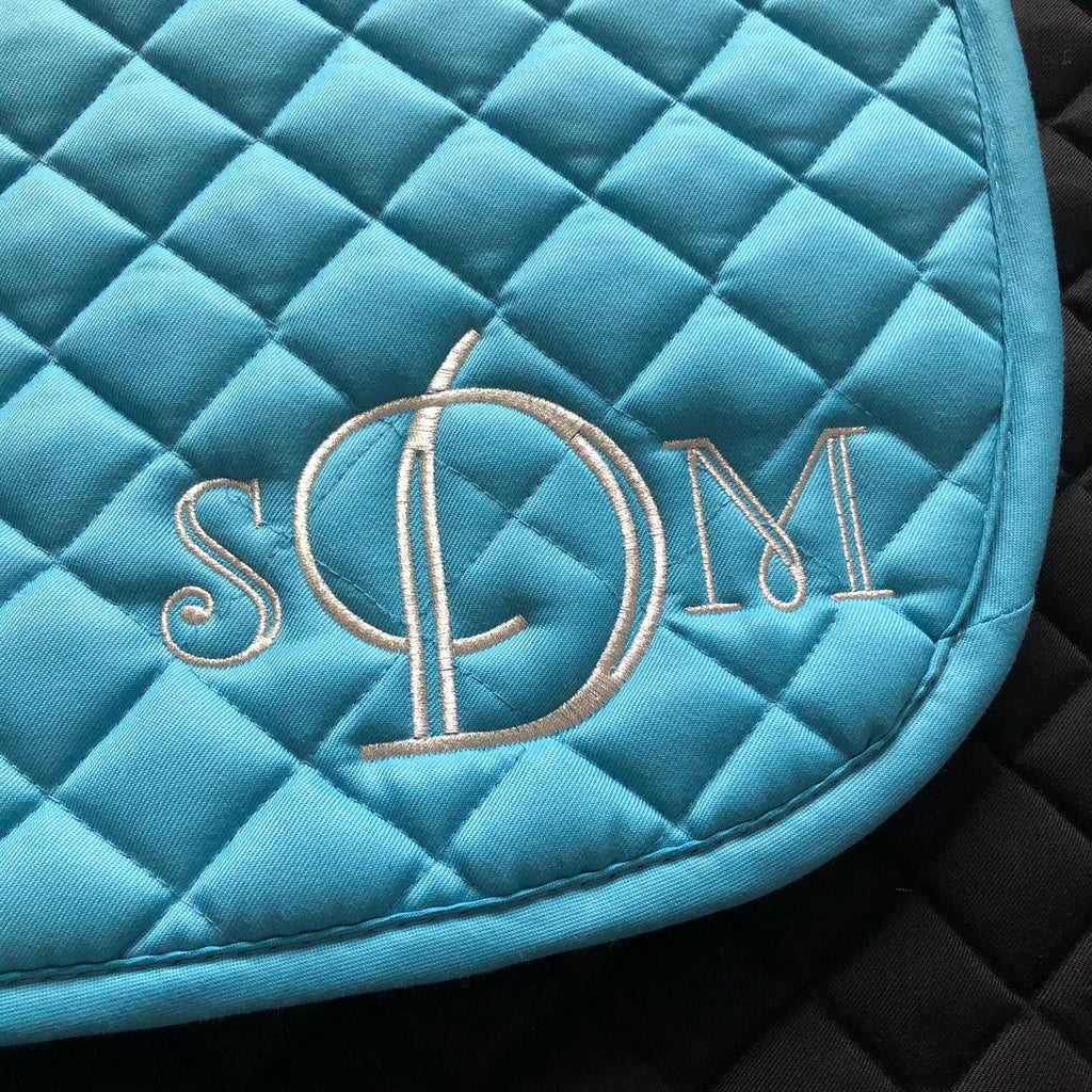 Raleigh Monogram Custom Saddle Pad
