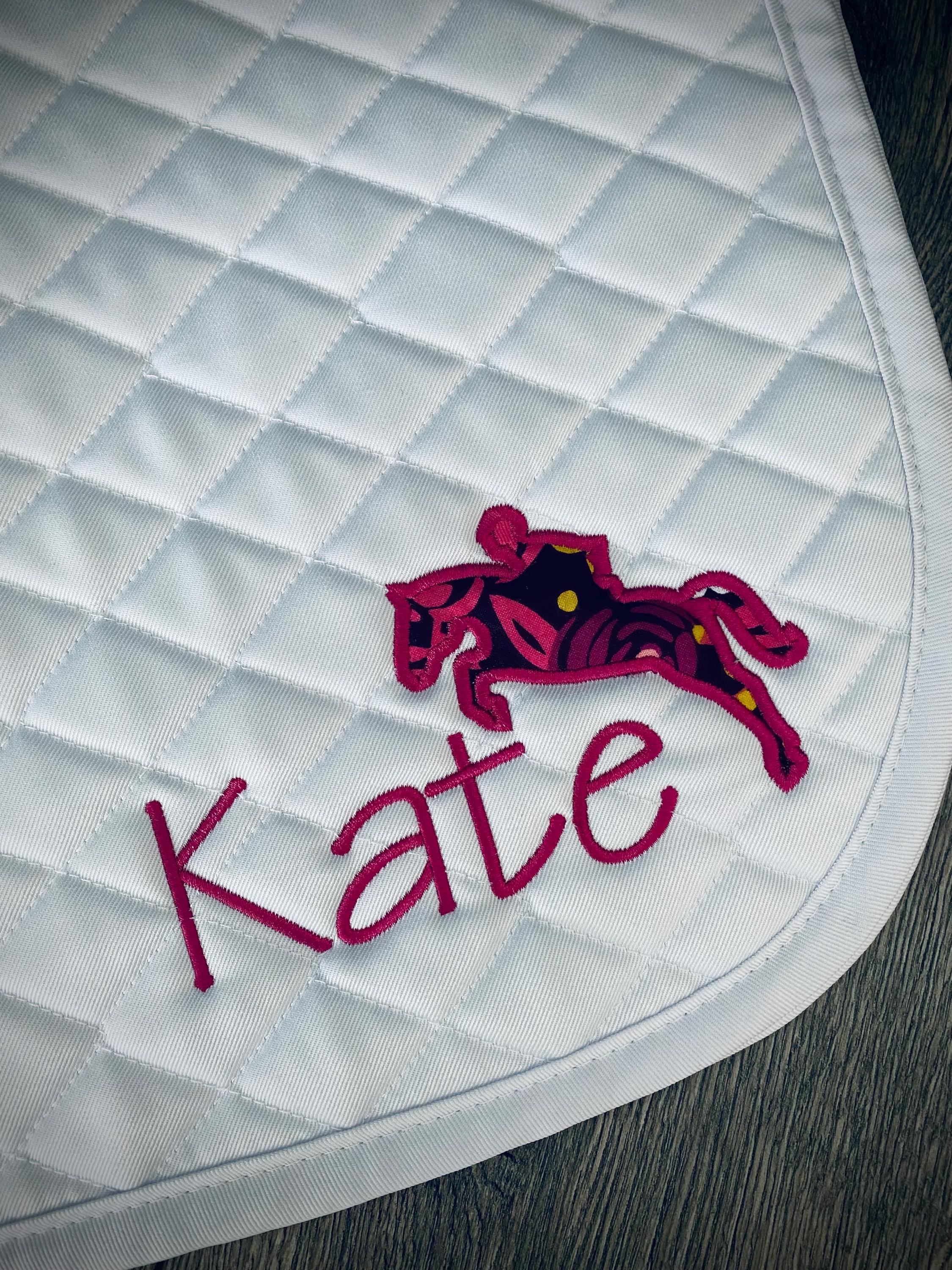 Applique Jumper Custom Saddle Pad