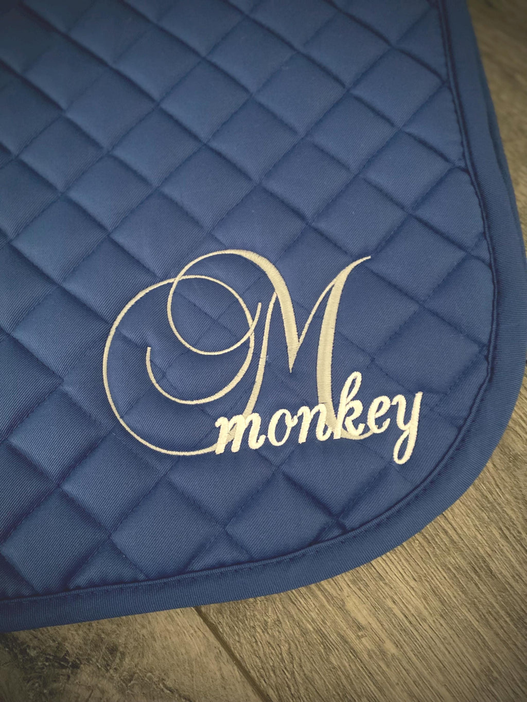 Letter & Name Custom Saddle Pad