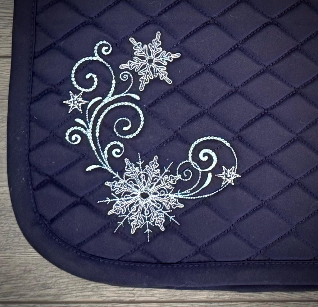 PONY Saddle Pad Winter Snowflakes