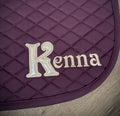 Custom Applique Name Saddle Pad - Blake