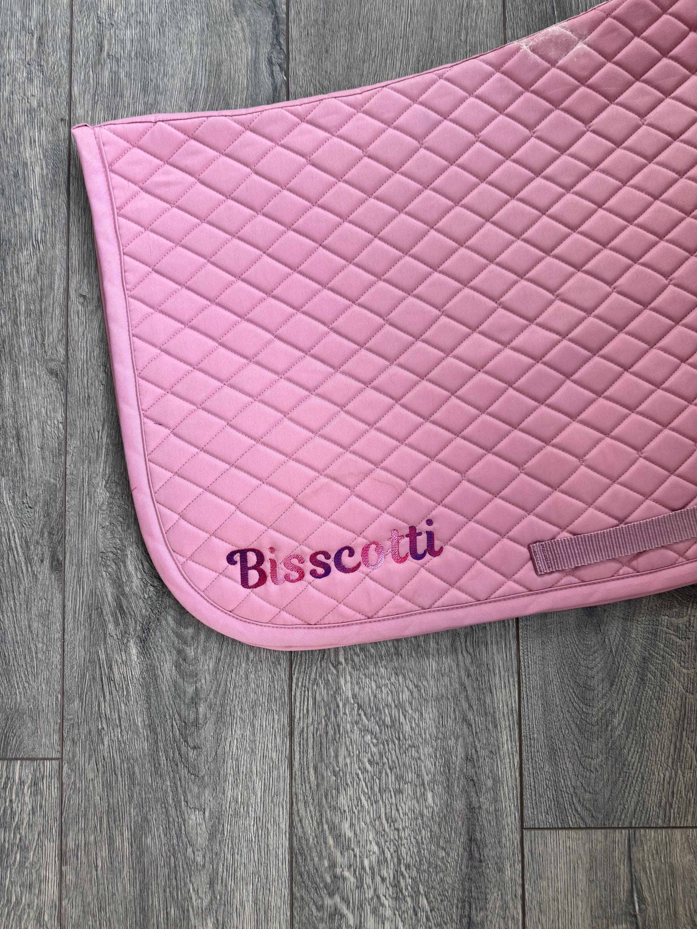 Ombre Name Personalized Saddle Pad