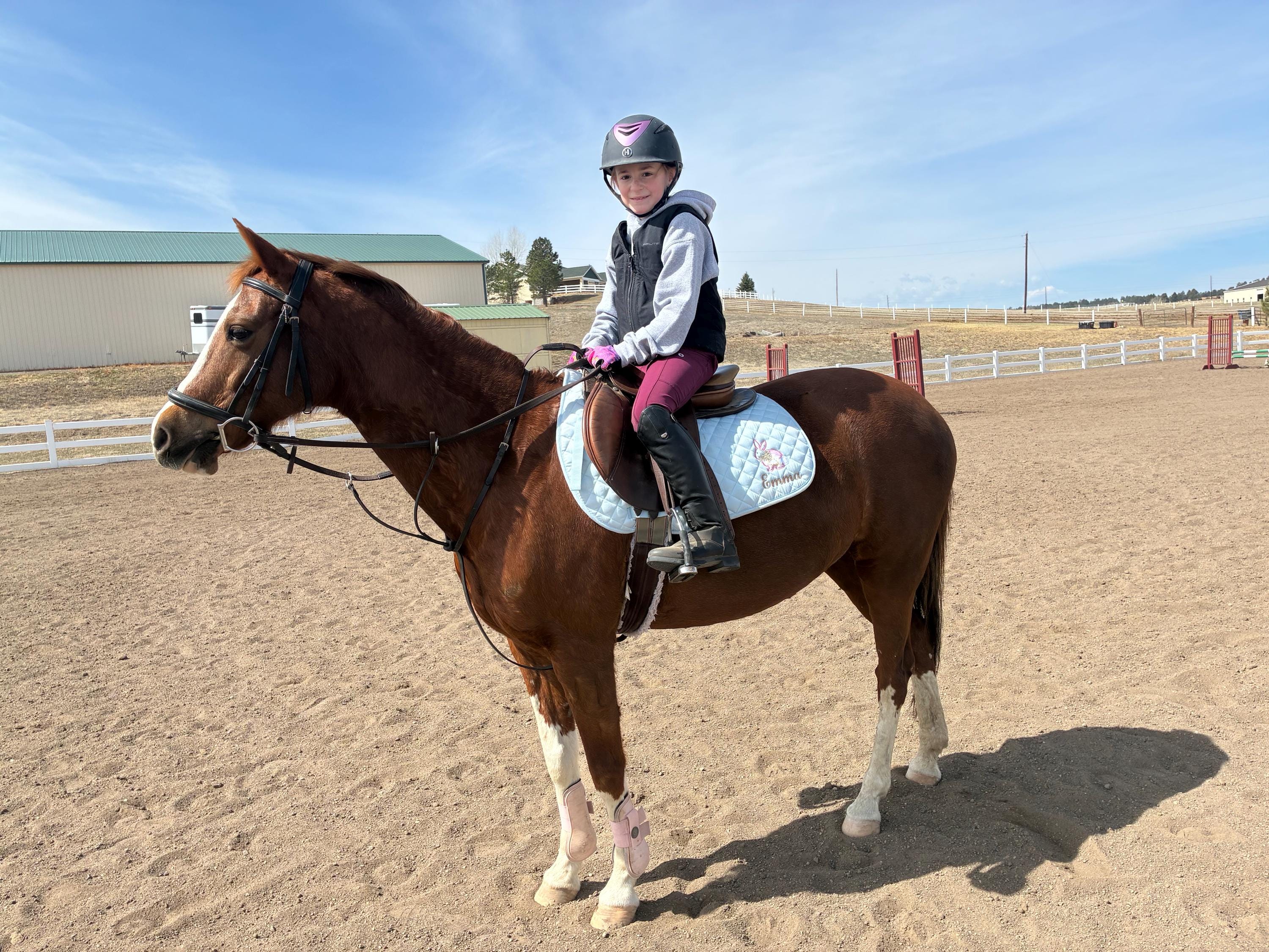 BUNNY - Saddle Pad Easter Spring