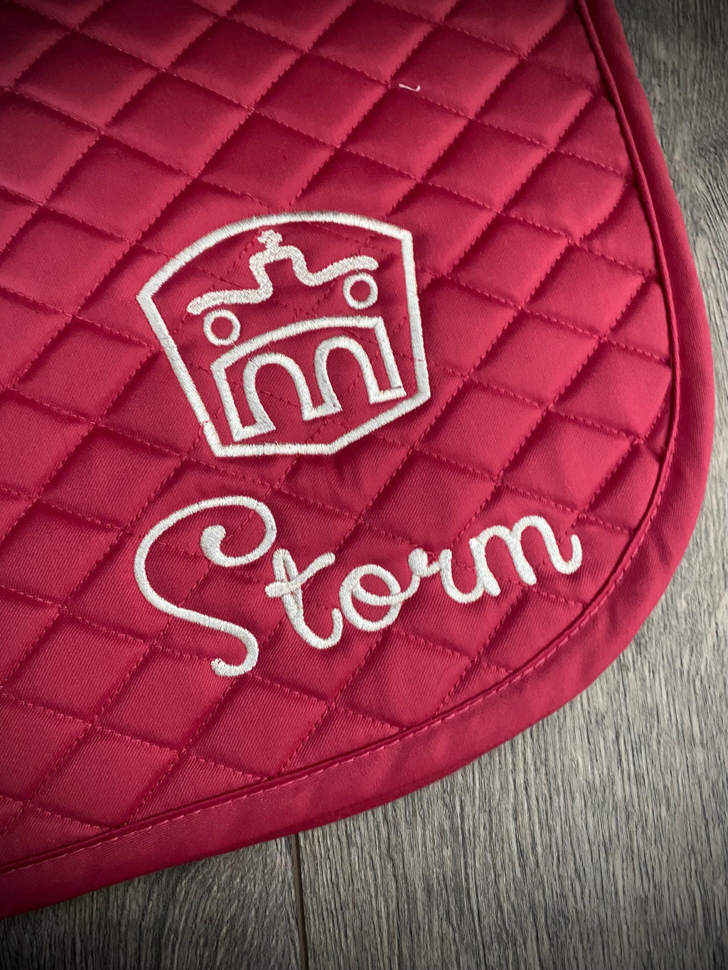 Breed Logo Custom Saddle Pad