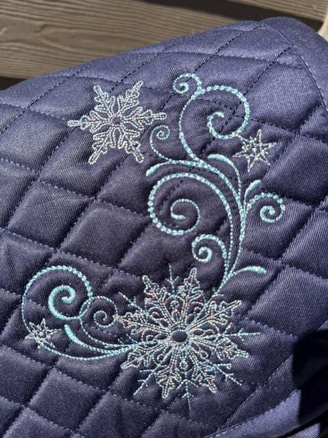 PONY Saddle Pad Winter Snowflakes