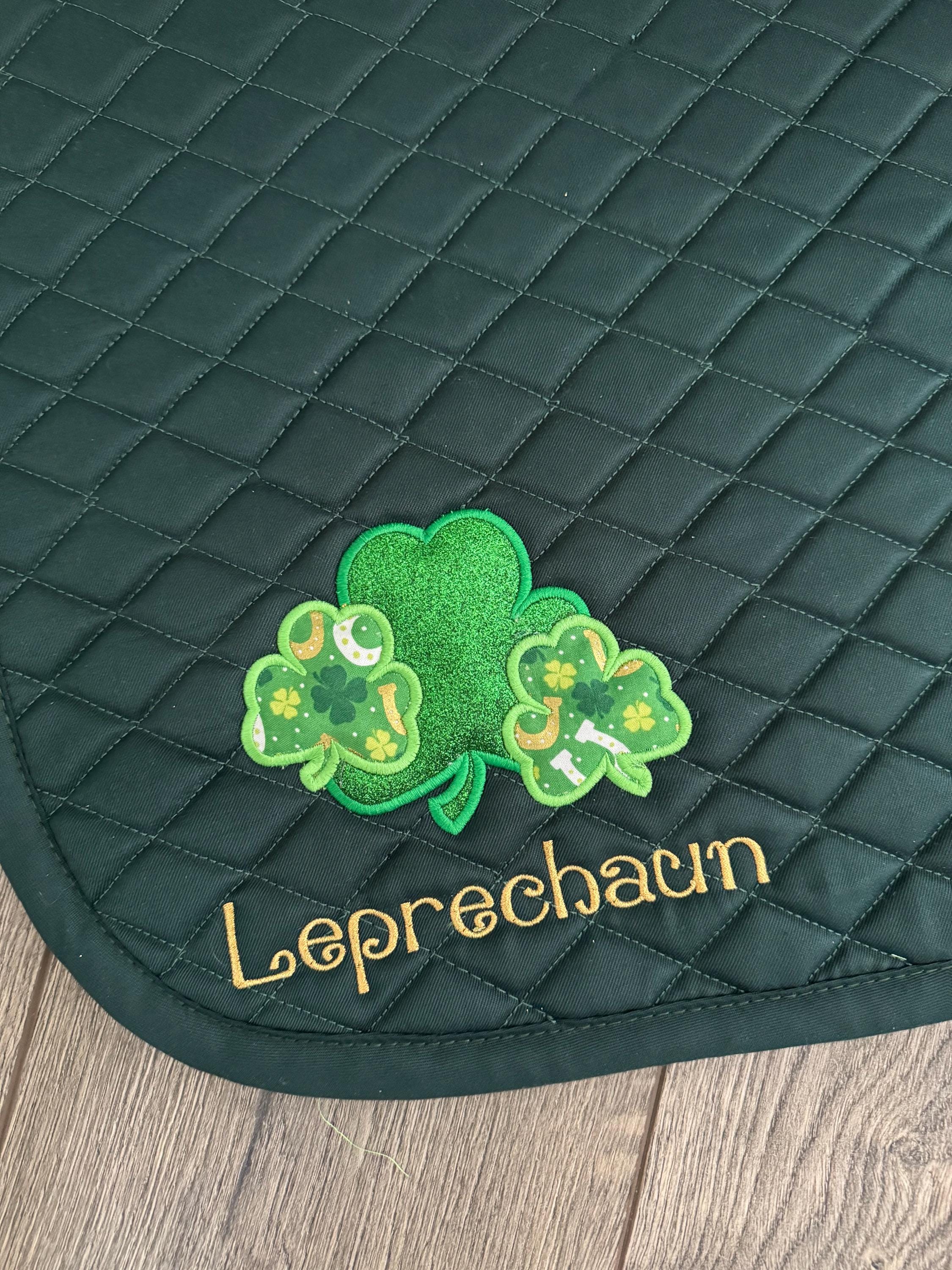 SHAMROCK - Saddle Pad St. Patrick's Day