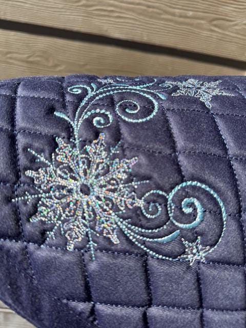 PONY Saddle Pad Winter Snowflakes