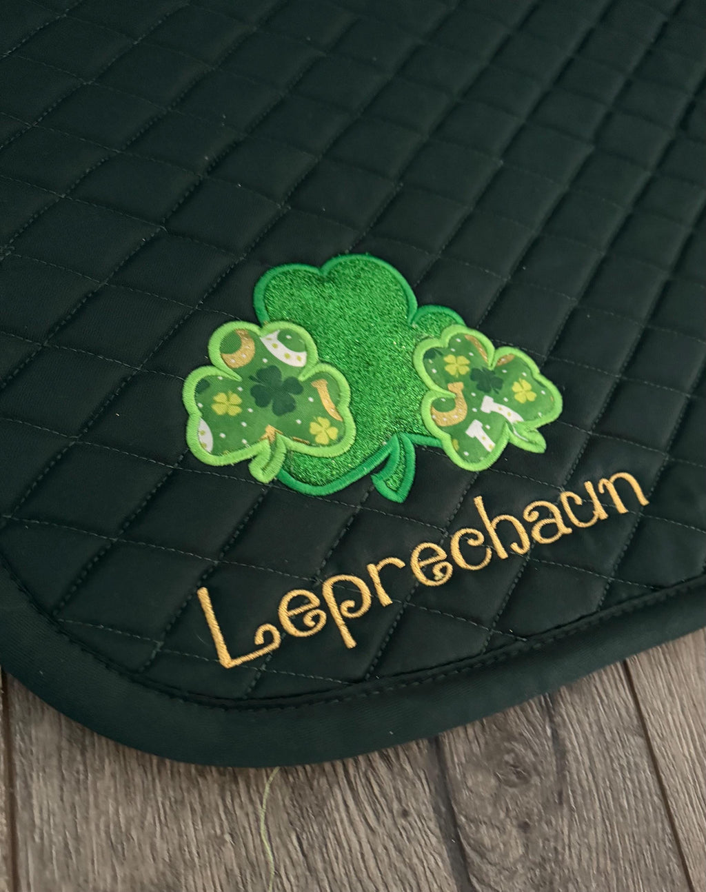 SHAMROCK - Saddle Pad St. Patrick's Day