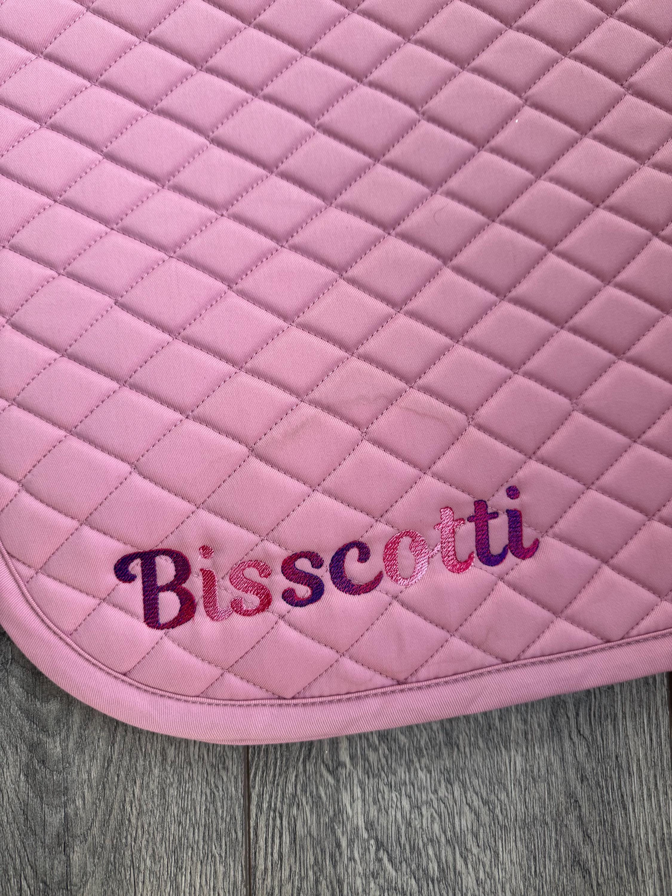 Ombre Name Personalized Saddle Pad