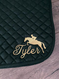 Jumper & Name Saddle Pad