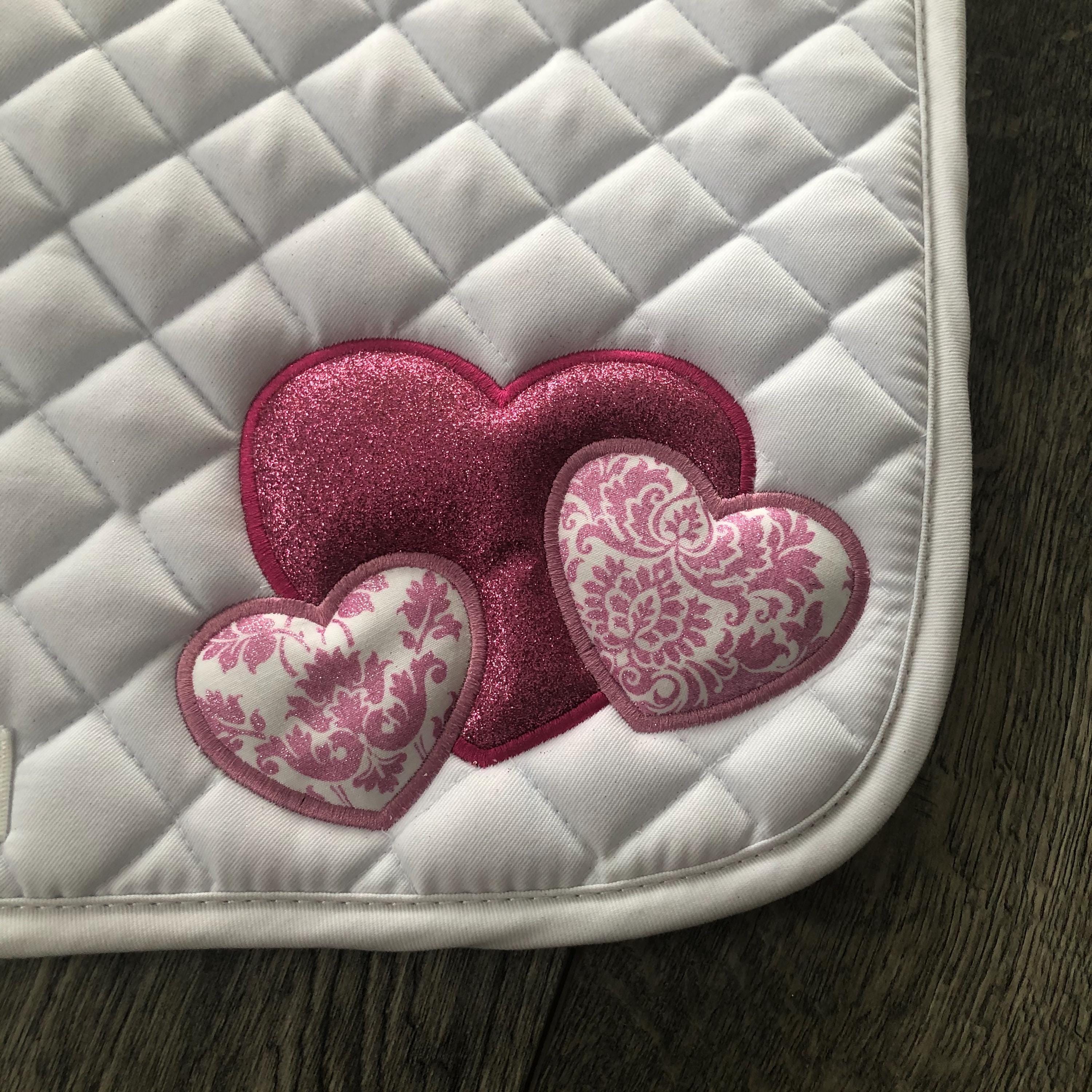 HEARTS - Saddle Pad Valentines Day