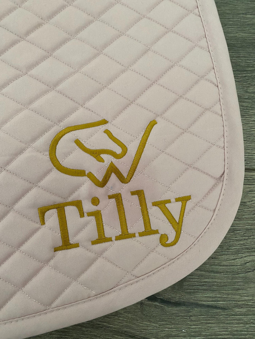 Breed Logo Custom Saddle Pad