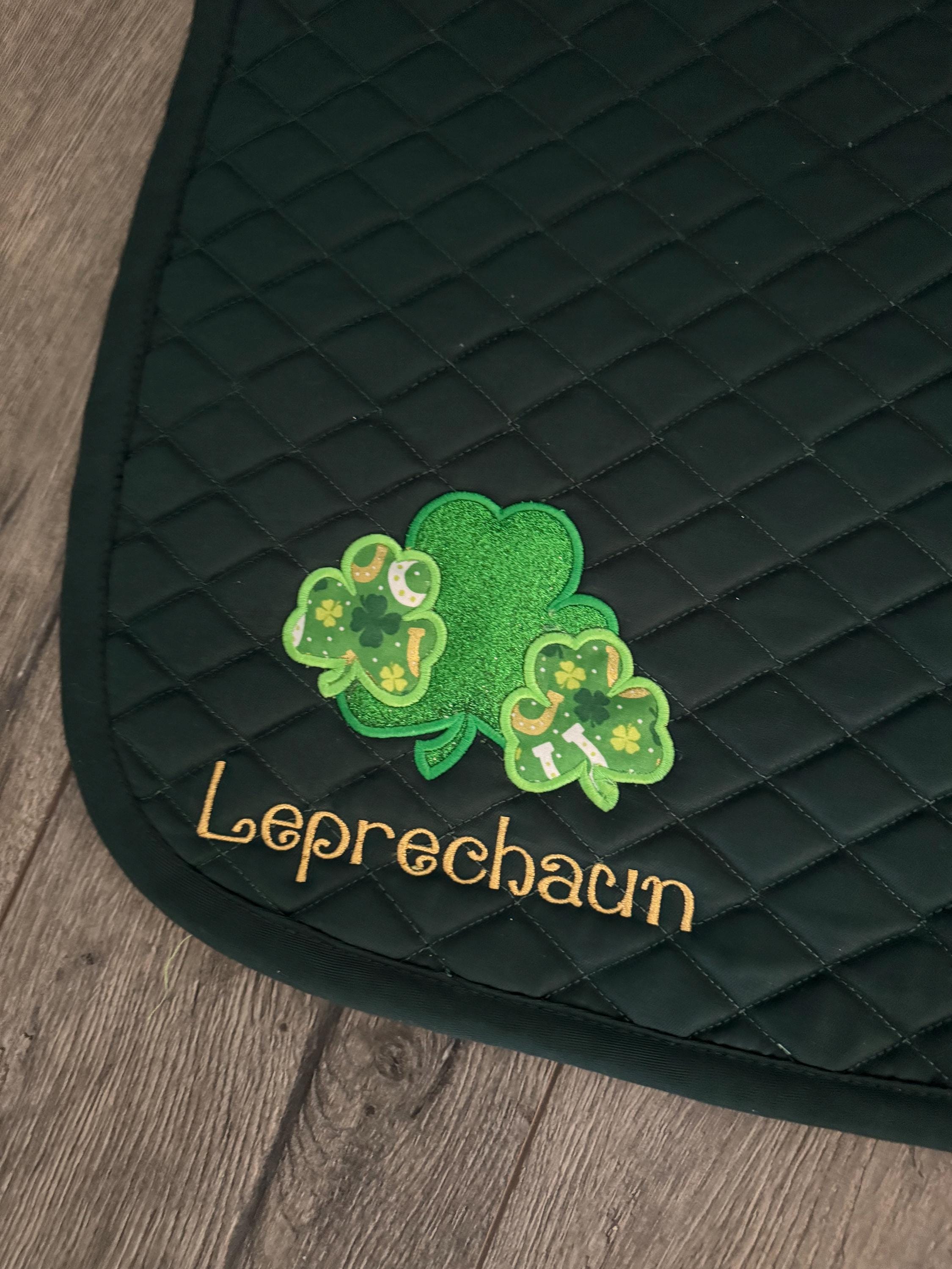 SHAMROCK - Saddle Pad St. Patrick's Day