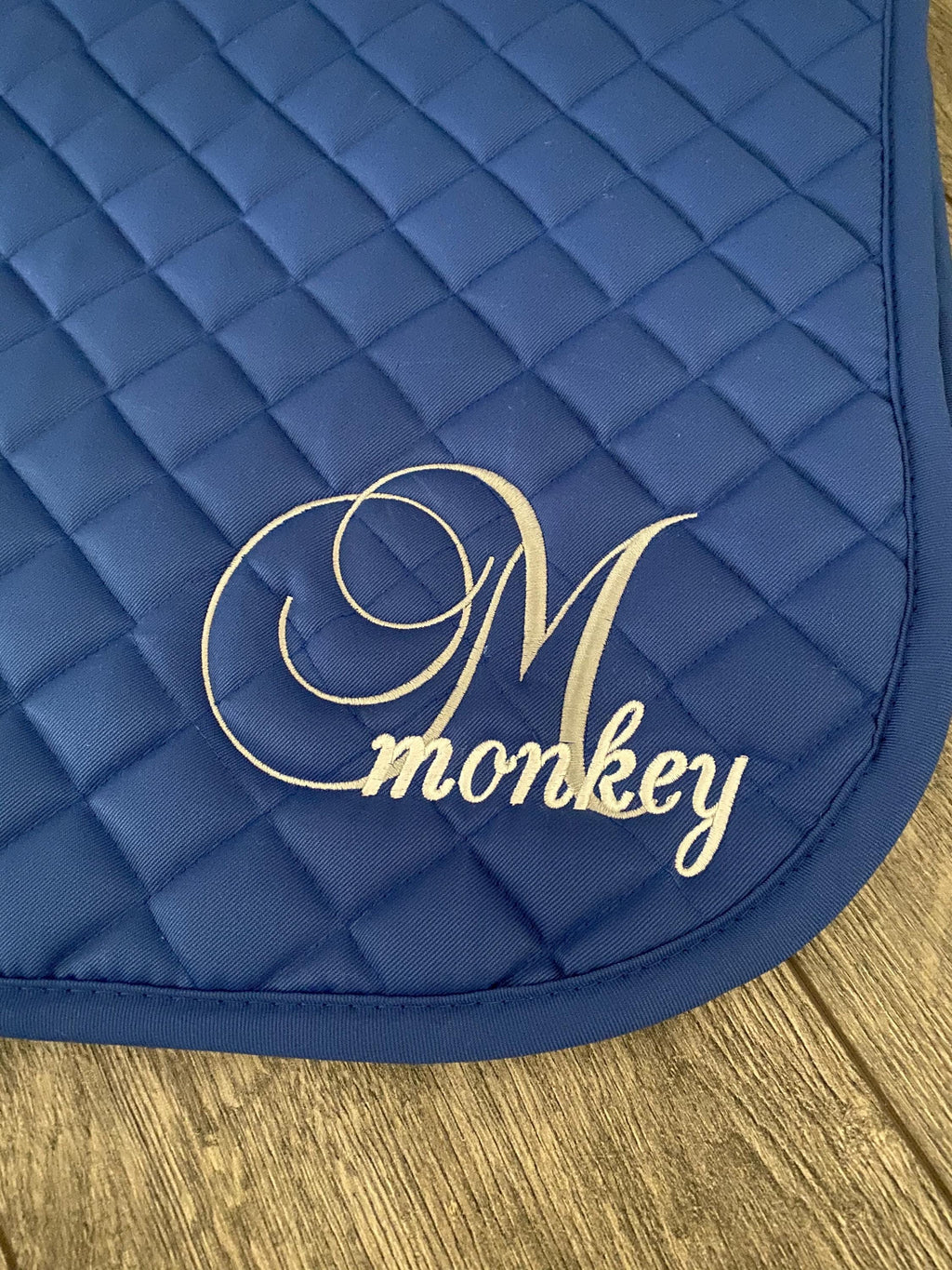 Letter & Name Custom Saddle Pad