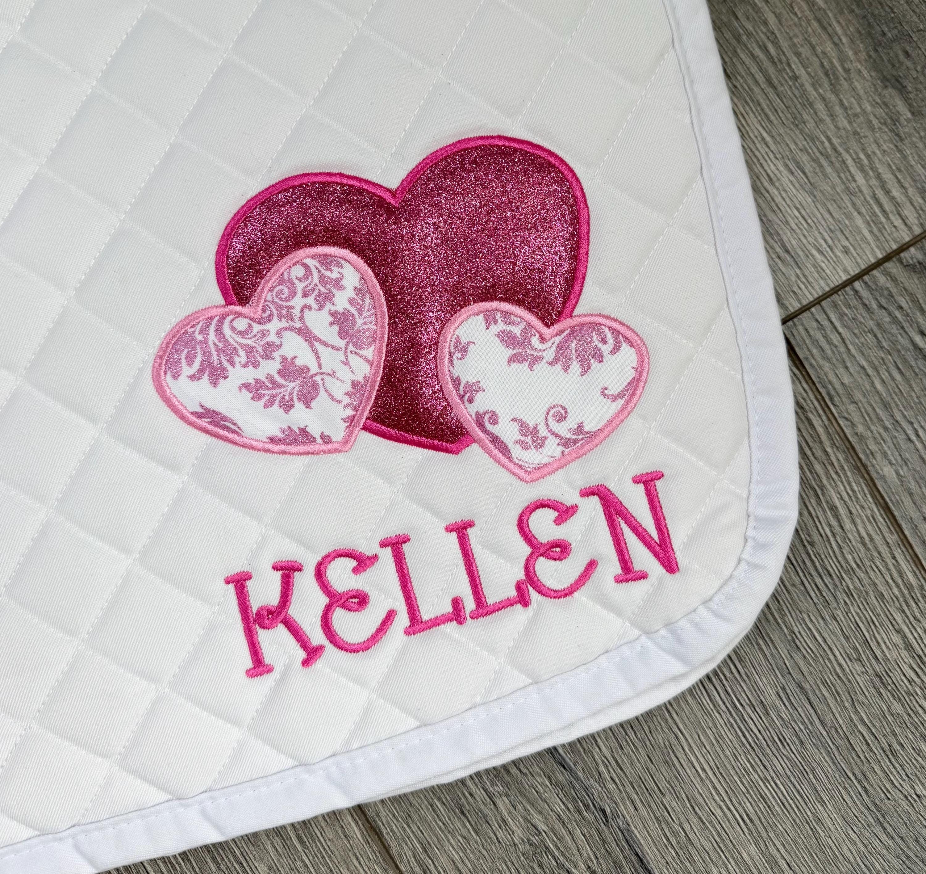 HEARTS - Saddle Pad Valentines Day
