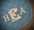Applique Monogram Custom Saddle Pad
