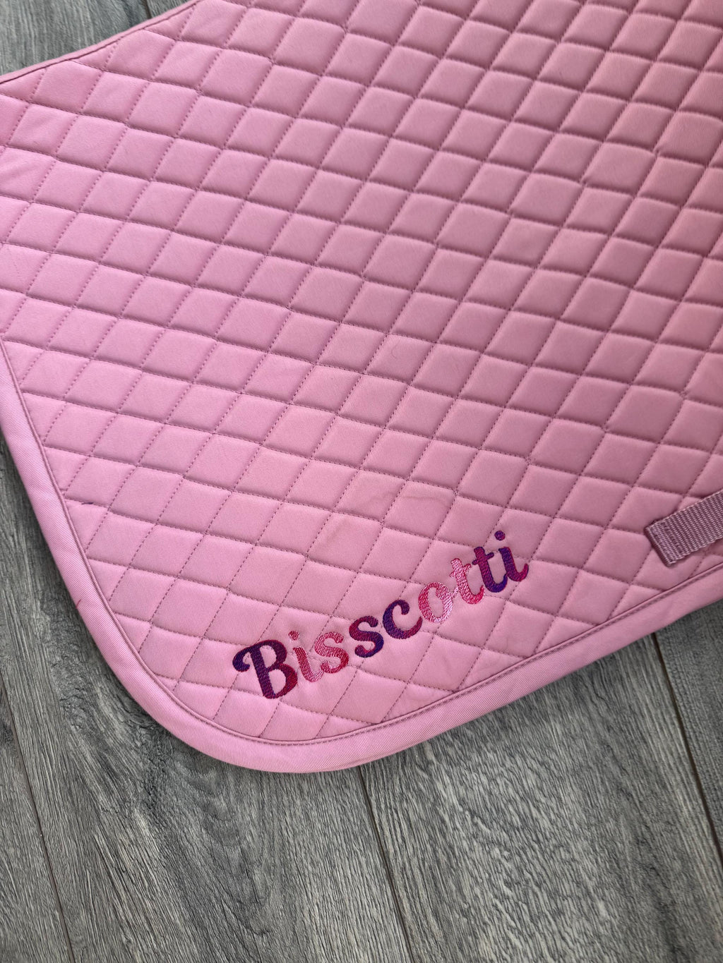 Ombre Name Personalized Saddle Pad