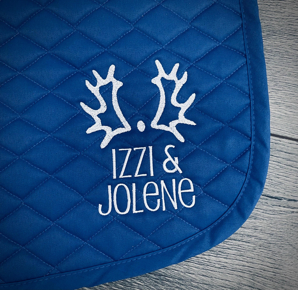 Breed Logo Custom Saddle Pad