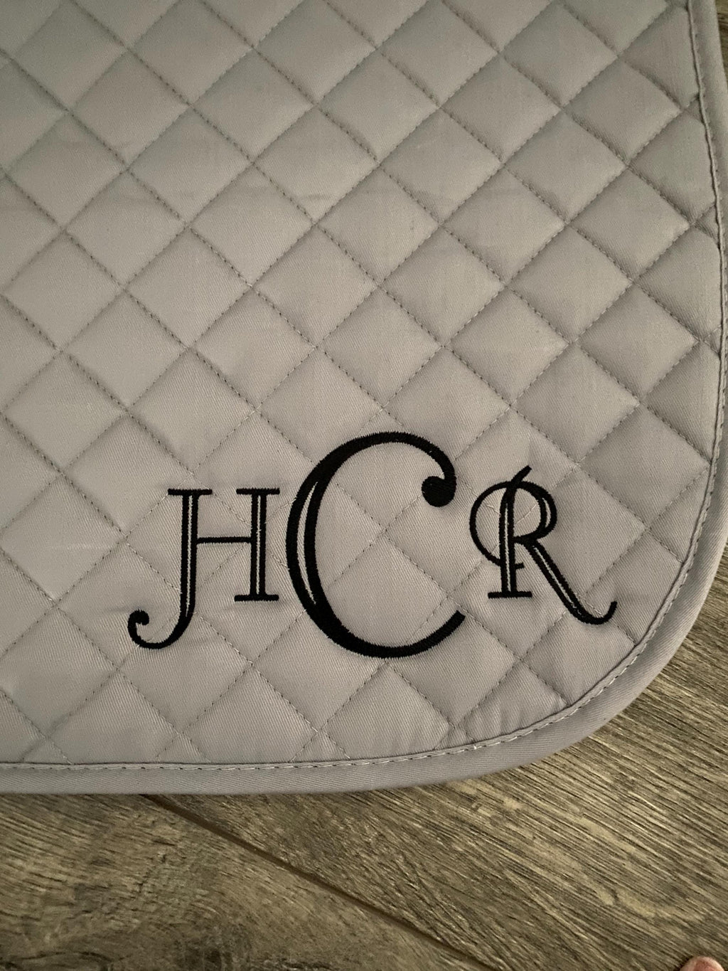 Raleigh Monogram Custom Saddle Pad