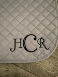 Raleigh Monogram Custom Saddle Pad