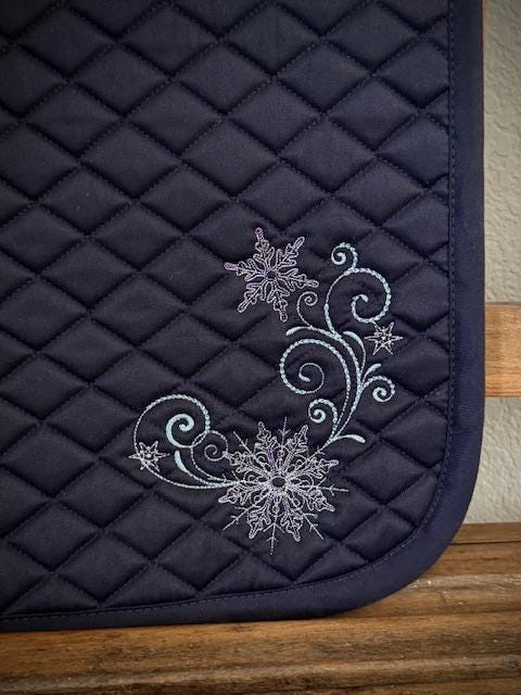 PONY Saddle Pad Winter Snowflakes