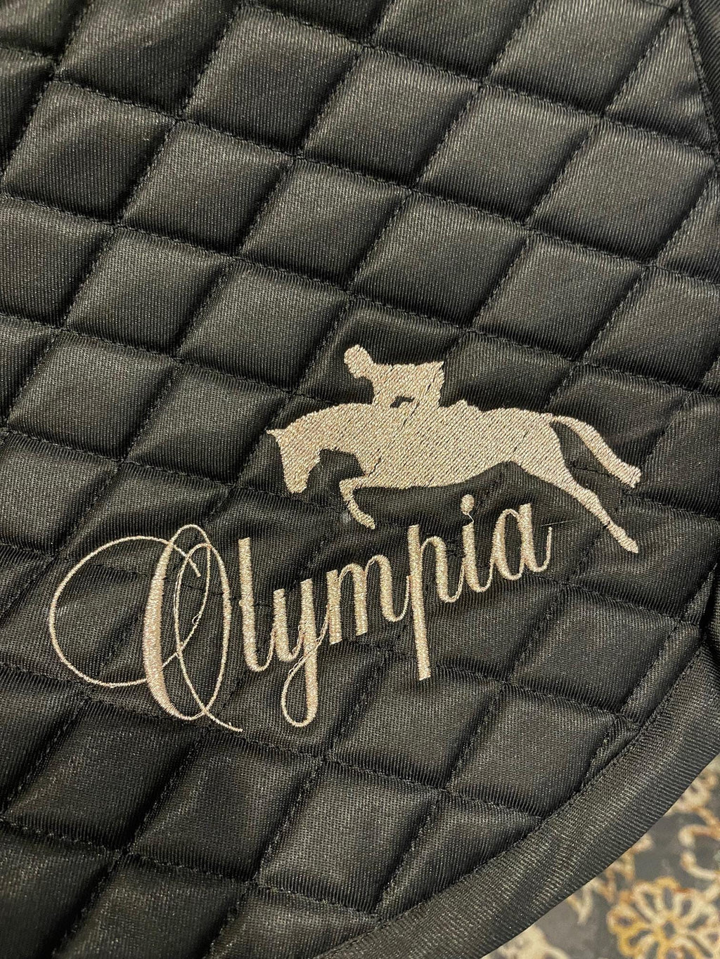 Jumper & Name Saddle Pad
