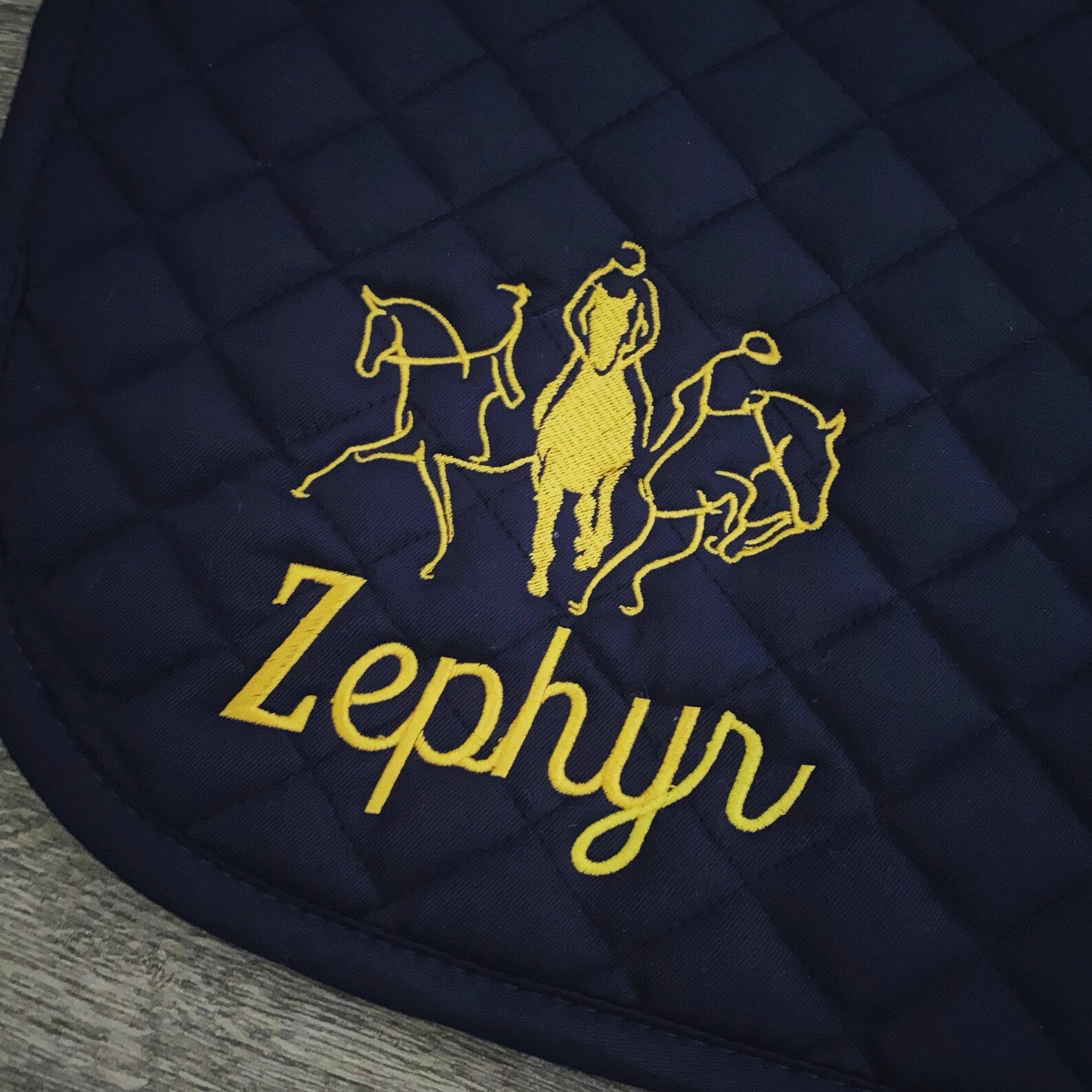 Eventing Custom Name Saddle Pad